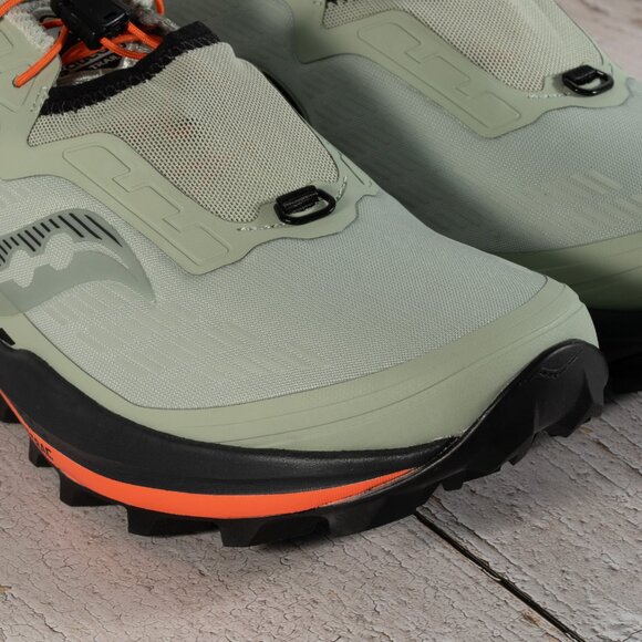 Saucony Men's Peregrine 11 St Trail Running Shoe, Tide/Black, Size 8 - Picture 9 of 14